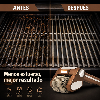 Cepillo Eléctrico Giratorio para Parrilla
